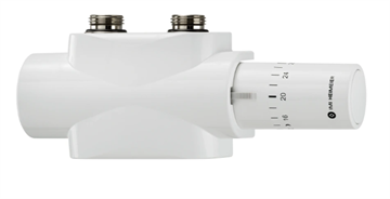 Heimeier Multilux 4 Eclipse ventilsæt med Hvid Halo føler